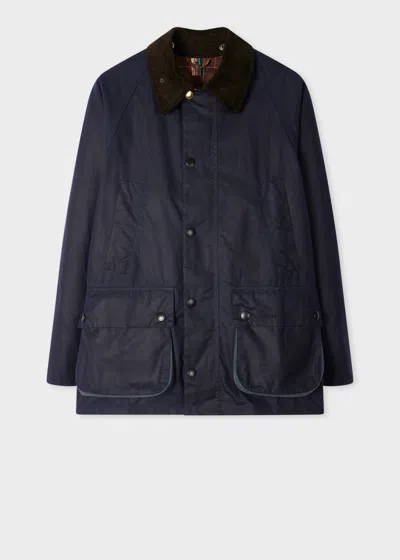 Paul Smith Loves Barbour - Women's Night Sky Oversized Bedale Wax Jacket Blue