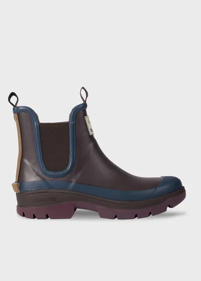 Paul Smith Loves Barbour - Women's Rustic Ankle Wellingtons Brown