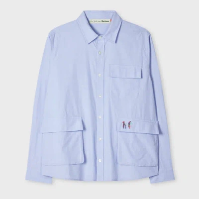 Paul Smith Loves Barbour - Mid-blue Swale Shirt