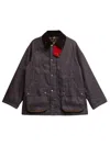 Paul Smith Loves Barbour Waxed Cotton Jacket In Gray