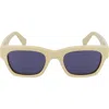 Paul Smith Loxham 52mm Modified Rectangular Sunglasses In Beige