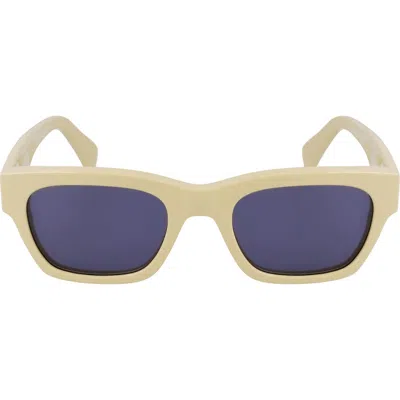 Paul Smith Loxham 52mm Modified Rectangular Sunglasses In Beige