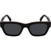 Paul Smith Loxham 52mm Modified Rectangular Sunglasses In Black Multi Stripes