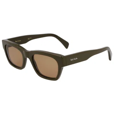Paul Smith Loxham Unisex Sunglasses In Green