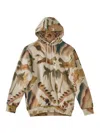 Paul Smith Lumiere Print Hooded Sweatshirt In Brown