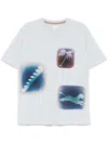 Paul Smith Lumiere-print T-shirt In Blue