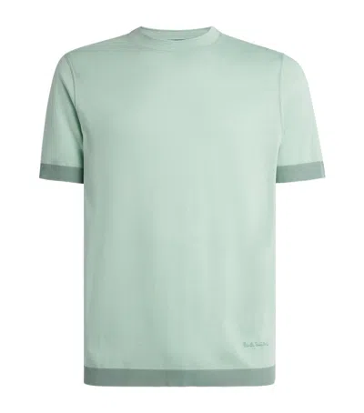 Paul Smith Lyocell-blend T-shirt In Green