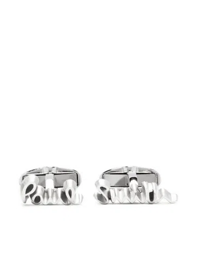 PAUL SMITH MEN CUFFLINK CUT OUT LOGO,M1A.CUFF.MCOUT.82.0 82 METALLICS