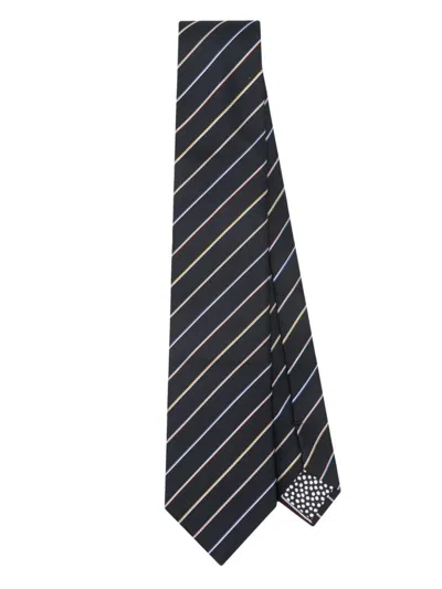PAUL SMITH MEN TIE MINI MULTI STRAP,M1A.0TIE.NT353 47 NAVY