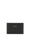 Paul Smith Signature Stripe Cardholder In Black  