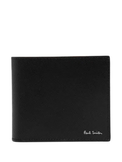 PAUL SMITH MEN WALLET BILLFOLD COIN,M1A.4833.MBALLO.79.0 79 BLACKS
