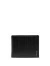 Paul Smith Bi-fold Leather Wallet In Black  