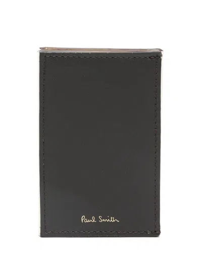 PAUL SMITH MEN WALLET CONCERTINA CC HOLDER,M1A.8015.NCOLOR 69 DARK BROWN