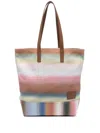Paul Smith Multicolor Smith Stripe Recycled-cotton Tote In Multi
