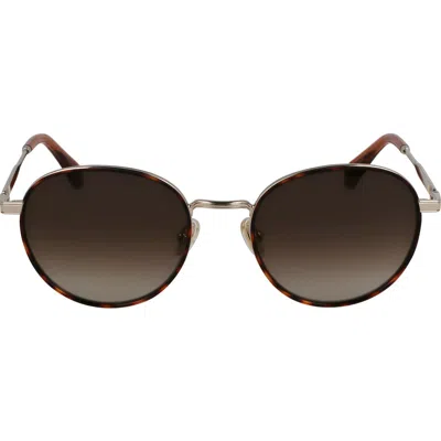 Paul Smith Mabley 53mm Gradient Round Sunglasses