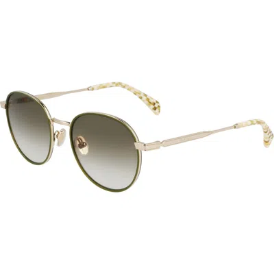 Paul Smith Mabley 53mm Gradient Round Sunglasses