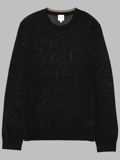 Paul Smith Maglia In Lana Merino In Black