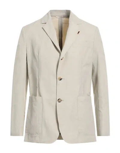 Paul Smith Man Blazer Beige Size 48 Linen, Nylon, Cotton