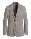 Paul Smith Man Blazer Chocolate Brown Size 42 Wool In Multi