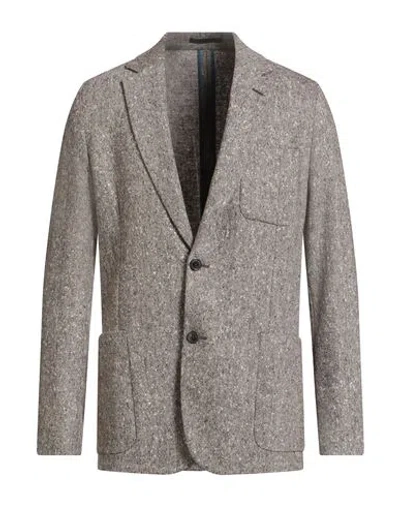 Paul Smith Man Blazer Chocolate Brown Size 42 Wool