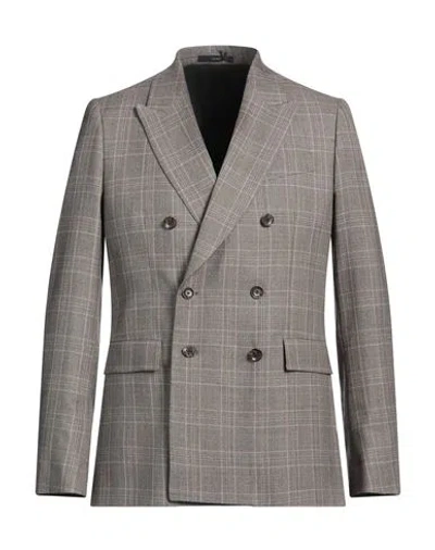Paul Smith Man Blazer Dark Brown Size 38 Wool