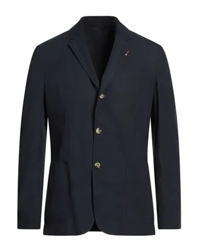 Paul Smith Man Blazer Midnight Blue Size 36 Cotton
