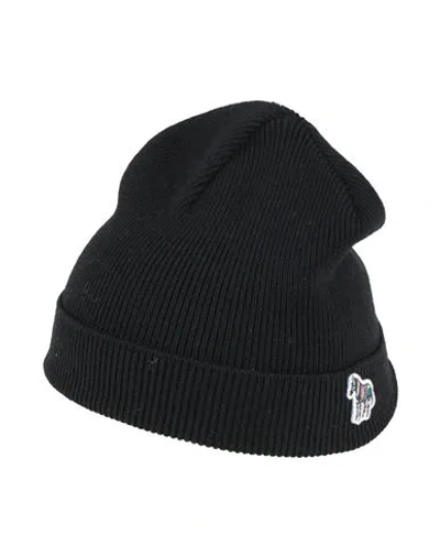 Paul Smith Man Hat Black Size Onesize Lambswool