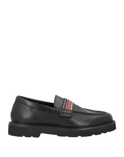 Paul Smith Man Loafers Black Size 9 Leather