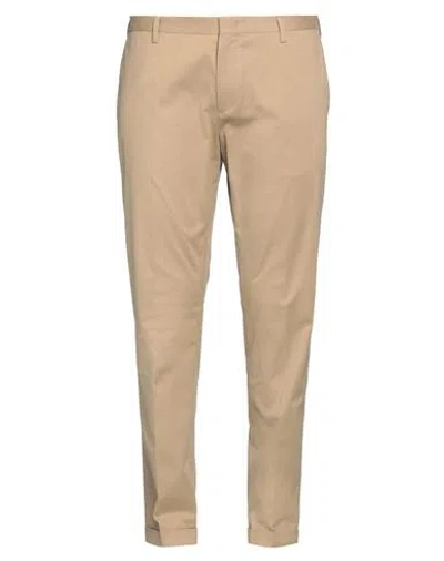 Paul Smith Man Pants Beige Size 38 Cotton, Elastane