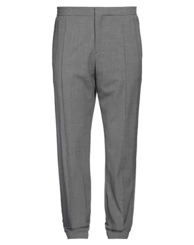 Paul Smith Man Pants Grey Size 36 Wool, Elastane