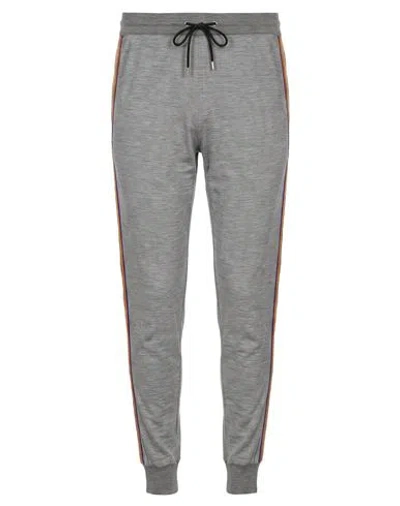 Paul Smith Man Pants Grey Size Xl Wool In Gray