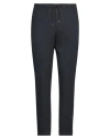 Paul Smith Man Pants Midnight Blue Size 34 Linen