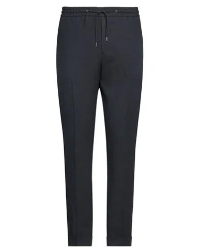 Paul Smith Man Pants Midnight Blue Size 34 Linen