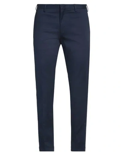 Paul Smith Man Pants Navy Size 38 Cotton, Elastane