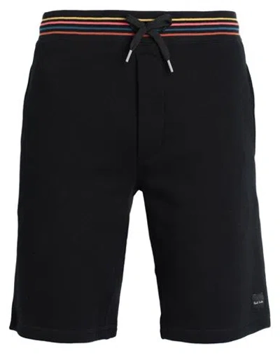 Paul Smith Man Shorts & Bermuda Shorts Black Size L Cotton