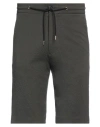 Paul Smith Man Shorts & Bermuda Shorts Military Green Size 28 Cotton, Elastane In Green