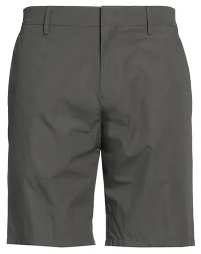 Paul Smith Man Shorts & Bermuda Shorts Military Green Size 30 Linen
