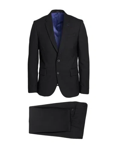 Paul Smith Man Suit Black Size 48 Wool