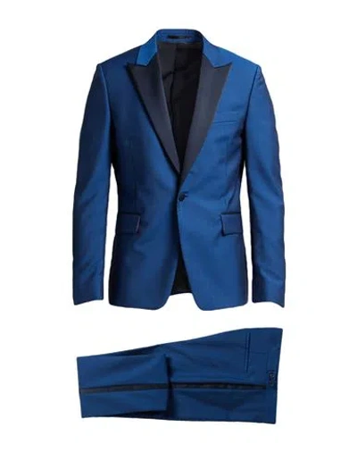 Paul Smith Man Suit Blue Size 44 Wool, Mohair Wool