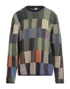 Paul Smith Multicolor Crewneck Sweater In Green