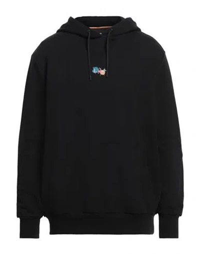 Paul Smith Man Sweatshirt Black Size Xl Cotton