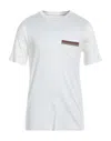 Paul Smith Man T-shirt Ivory Size L Cotton In White