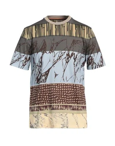 Paul Smith Man T-shirt Khaki Size M Cotton In Beige