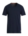 Paul Smith Man T-shirt Midnight Blue Size M Cotton In Blue