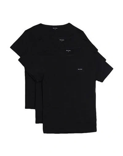 Paul Smith Man Undershirt Black Size Xl Organic Cotton