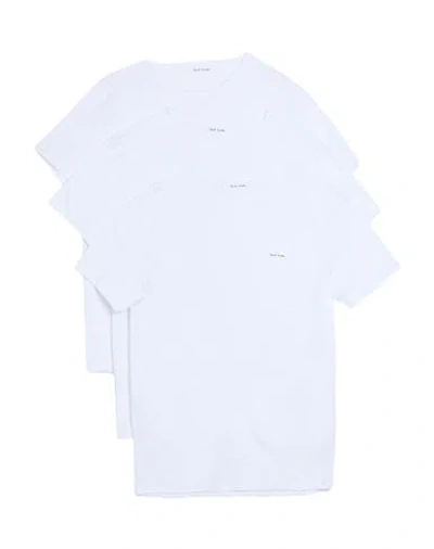 Paul Smith Man Undershirt White Size S Organic Cotton