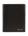 Paul Smith Man Wallet Black Size - Calfskin, Lambskin In Black