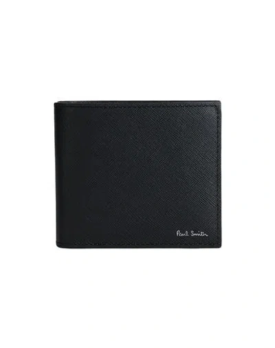 Paul Smith Man Wallet Black Size - Cow Leather
