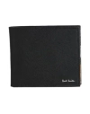 PAUL SMITH PAUL SMITH MAN WALLET BLACK SIZE - COW LEATHER