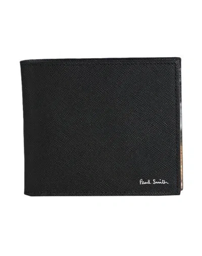 Paul Smith Man Wallet Black Size - Cow Leather